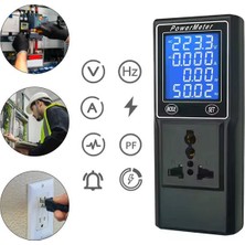 Ett PM-26400 Volt Amper Watt Hz Güç Ölçer Dijital Ekranlı (Powermeter)