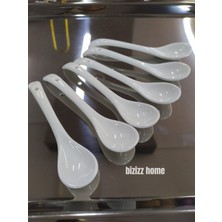 PremiumPort Şık 6'lı Porselen Baharat ve Çay Kahve Kaşığı Seti