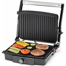 Allians 2200W Çift Taraflı Büyük Boy Tost Makinesi, 4 Kademe Isı HM-3018