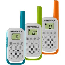 Ett Motorola TLKR-T42 4 Km Kırmızı Pmr El Telsizi (2'li Paket)