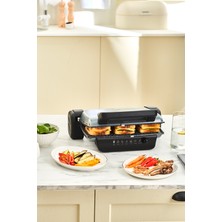 Allians 6 Dilim Izgara ve Tost Makinesi, Antrasit Renk, Pratik Kullanım