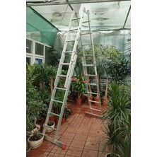 A Tipi Çift Sürgülü Merdiven 3.25 Metre 4x6 Basamaklı (ATCSM.01)