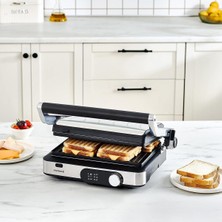 Allians Çift Fonksiyonlu Gri Tost ve Izgara Makinesi, Pratik ve Şık Tasarım