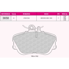 Qcb Fren Balata On Mercedes C Serısı (W202) 1993-2000