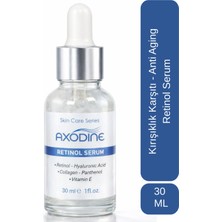 Axodine Retinol Serum Anti-Aging Cilt Yenileyici Yaşlanma Karşıtı, Onarıcı Retinol (A Vitamini) Gece Serumu 30 ML