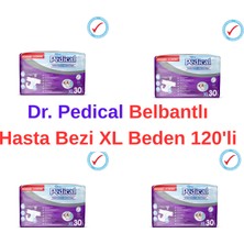 Dr. Pedical Dr.pedical Belbantlı Hasta Bezi Xlarge Beden 120'LI