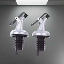 PremiumPort Iki Adet Sızdırmaz Yağdanlık Ucu, Kapaklı ve Damlama Önleyici Tasarım