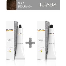 Lil'afix 2'li Tüp Boya 60 ml 5.77 Bitter Çikolata