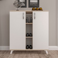 Aeka 3050 Ecem 2 Kapakli Rafli Bölmeli̇ Çok Amaçli Ayakkabilik