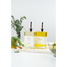 PremiumPort 2'li 500ML Cam Yağdanlık Seti, Sızdırmaz ve Şeffaf Mutfak Şişeleri