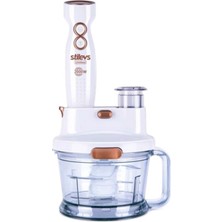 Stilevs Çok Fonksiyonlu El Blender Seti, 3 Renk Seçeneği ile Pratik Kullanım