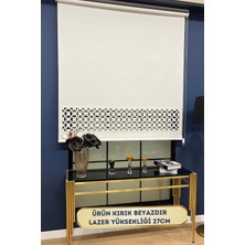 Volper Mekanik Volper LZR25 Lazer Kesim Zebra Stor Perde Beyaz 80X200