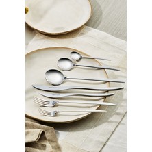 PremiumPort 84 Parça Çatal Kaşık Bıçak Seti, 12 Kişilik, Elegance Kutulu