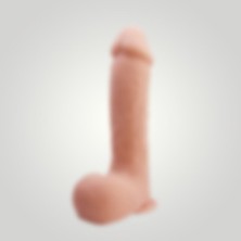 xShopum 22,2 cm Realistik Vantuzlu Dildo Penis - Johnson