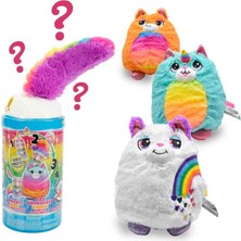 Nunu Misfittens Sürpriz Gökkuşağı  Peluş Oyuncak|renkli Peluş Kedi|çocuk-Sevgili Hediye Peluş