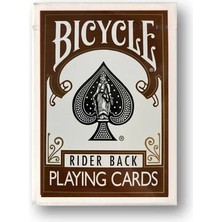 Bicycle Rider Back Kahverengi Oyun Kartı