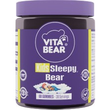 Vita Bear Kids Sleepy Bear Çocuk Uyku Düzenleyici Safran Gummy Vitamin