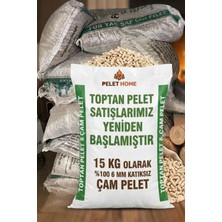 Pelet Home® %100 Doğal Saf Çam Peleti - 15 kg (6mm)