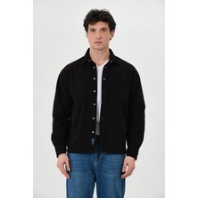 Pique 26EG1005 ERKEK GÖMLEK Çıtçıt Kapamalı Oversize Erkek Gömlek