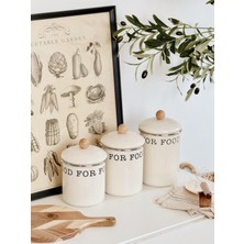 PremiumPort Renkli Emaye Kavanoz Seti, 13-17 Cm, Şık ve Kullanışlı Saklama Çözümü