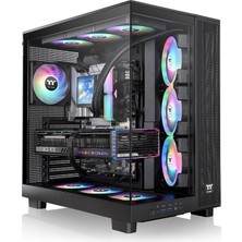Thermaltake View 380XL Siyah 4X120MM Argb Fanlı Back-Connect Destekli Bilgisayar Kasası (Psu Yok)