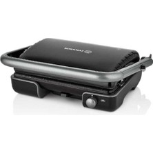 Allians Pratik ve Şık Siyah-Gri Tost Makinesi 1800 W, Hızlı ve Kolay Kullanım