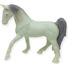 Tp Çiftlik Hayvanları Serisi - Yarış Atı 12 cm - Beyaz (Lisinya)