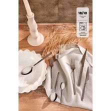 PremiumPort Şık 12 Kişilik 84 Parça Çatal Kaşık Bıçak Seti Kutulu