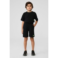 Bg Store Erkek Çocuk Siyah Şort