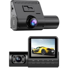 Gampus Hd 1080P Araç Kamerası, 3 Yönlü Kamera Kaydedici, Video Kayıt Cihazı Profesyonel Araç Kamerası