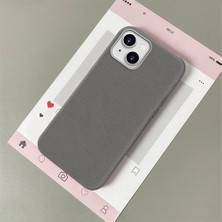 HONTINGA iPhone 13 ile Uyumlu Kılıfı Deri Dokusu Anti Düşme Yumuşak Silikon Telefon Kılıfı Desen K7-3000