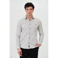 Pique 26EG1003 ERKEK GÖMLEK Çıtçıt Kapamalı Likralı Erkek Gömlek