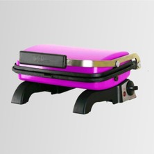 Allians Elektrikli Fuşya Döküm Tost Makinesi 8 Dilim, Pratik ve Şık Tasarım