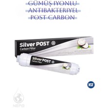 Nefa Gümüş Iyonlu Silver Coconatlı Nano Antibakteriyal Post Carbon Filtre (Nsf Onaylı)