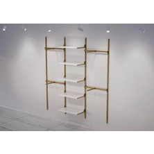 MD Vitrin Dekorasyon Mağaza Raf Sistemi, Askılık Sistemi, Butik Rafı, Mağaza Stand, Giyinme Odası - 180*200