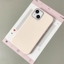 HONTINGA iPhone 14 Plus ile Uyumlu Kılıfı Deri Dokusu Anti Düşme Yumuşak Silikon Telefon Kılıfı Desen K7-3000