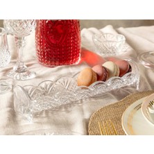 PremiumPort Lusi Cam Sunum Tabağı 24 Cm, Şık ve Dayanıklı Ürün