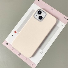 HONTINGA iPhone 13 ile Uyumlu Kılıfı Deri Dokusu Anti Düşme Yumuşak Silikon Telefon Kılıfı Desen K7-3000