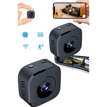 Gampus Mini Güvenlik Kamerası Hd Ev Ofis Çocuk Odası Evcil Hayvan Güvenlik Kamerası Hd Mini