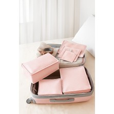 Serstil 6 Parça Bebek Bakım Çanta Seti Filesiz – Pembe Puantiyeli Organizer