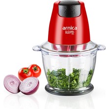 Allians Pratik ve Şık Kırmızı Doğrayıcı, Hızlı ve Kolay Kullanım