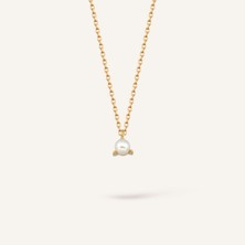 Aja Little Pearl Inci Kolye | 14 Ayar Altın