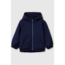 United Colors Of Benetton Lacivert Erkek Ek_fermuarlı Cepli Kapüşonlu Ceket Model Kodu: ( 2IGGGN03X252)