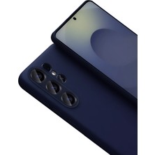 AK-SA-STR Newface Samsung Galaxy S26 Ultra Nano Içi Kadife Silikon - Lacivert