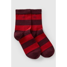 United Colors Of Benetton Mix Unisex U_pamuk Karışımlı Desenli Logo Detaylı Çorap Model Kodu: ( 6AO427038903)