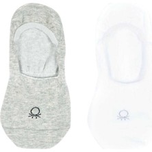 United Colors Of Benetton Mix Unisex U U_önü Logo Işlemeli 2`li Görünmez Çorap Seti Model Kodu: ( 6AO3H21JL902)