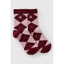 United Colors Of Benetton Mix Unisex U_pamuk Karışımlı Desenli Logo Detaylı Çorap Model Kodu: ( 6AO427038901)