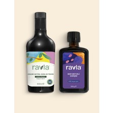 Ravla 2'li Ürün - Mor Meyveli Karışım 330g / Kids Meyvemsi Organik Erken Hasat Zeytinyağı – İçimlik 500 ml