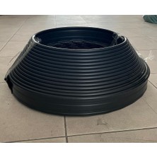 Geosu Teknik Üreticiden Siyah Çim Ayırıcı, Peyzaj Sınırlayıcı - Toprak Taş Ayıracı -10 Metre 20 Adet Sabitleme