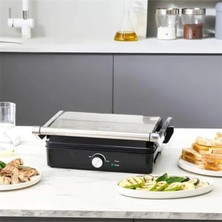 Allians 2000W Inox Izgara ve Tost Makinesi, Pratik ve Şık Tasarım